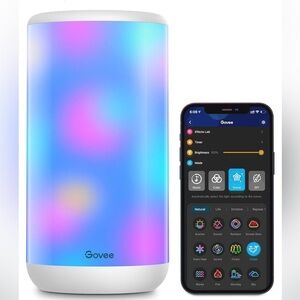 Govee LED Coloring Changing Smart Table Lamp works with Alexa with Music Sync